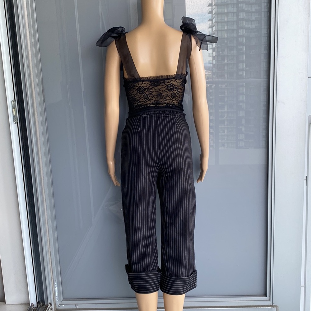 Vintage 90s Stripped Capris - Picture 4 of 10